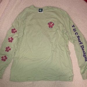 t&c surf design long sleeve t-shirt
